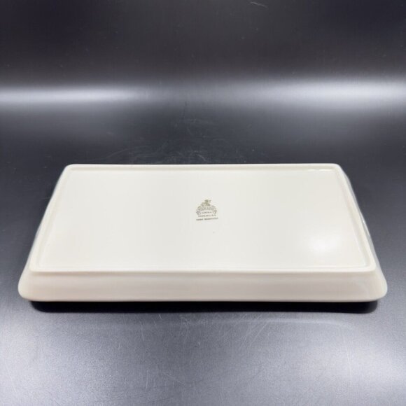 Pickard China Ivory Hand Decorated NOEL Tray USA Porcelain Ceramic Holiday VTG - Picture 12 of 14